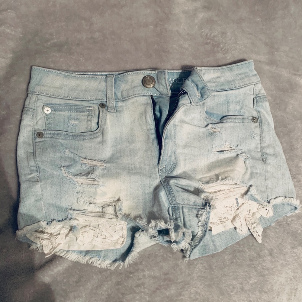 American eagle jean shorts